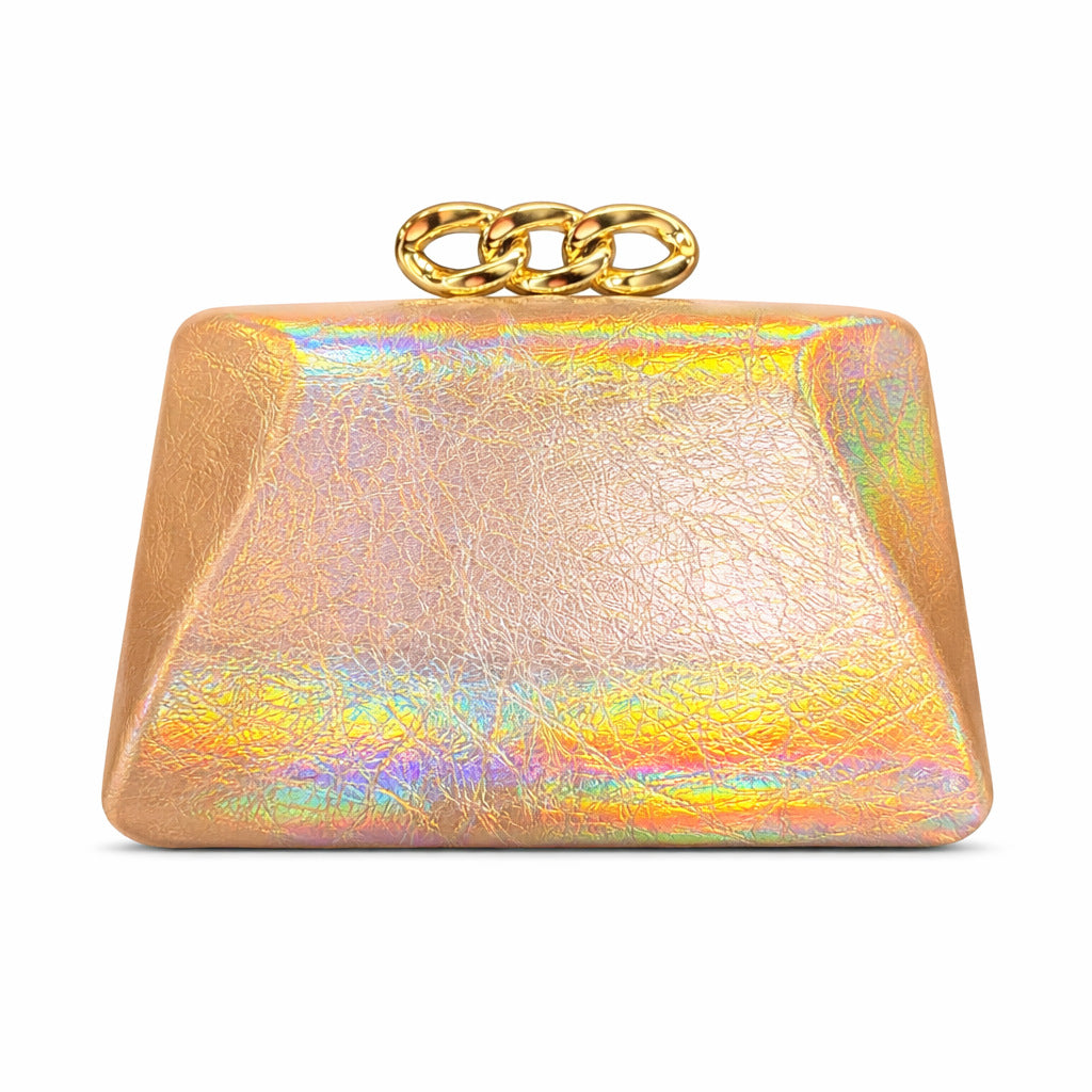 Elegant Crocodile Pattern Clutch