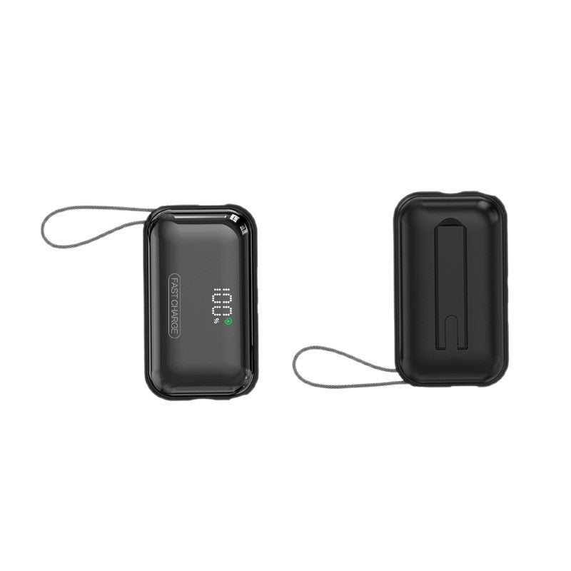 Portable power bank with integrated charging cable and LED charging status display Stornfield
