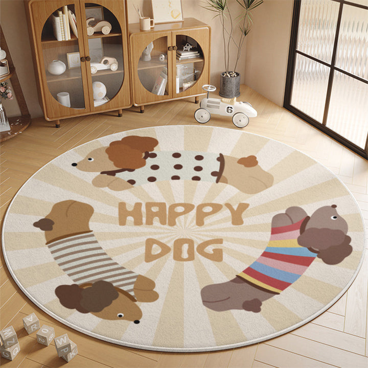 Playful Dinosaur Theme Rug