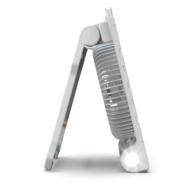 Portable Rechargeable LED Fan with Adjustable Stand Stornfield