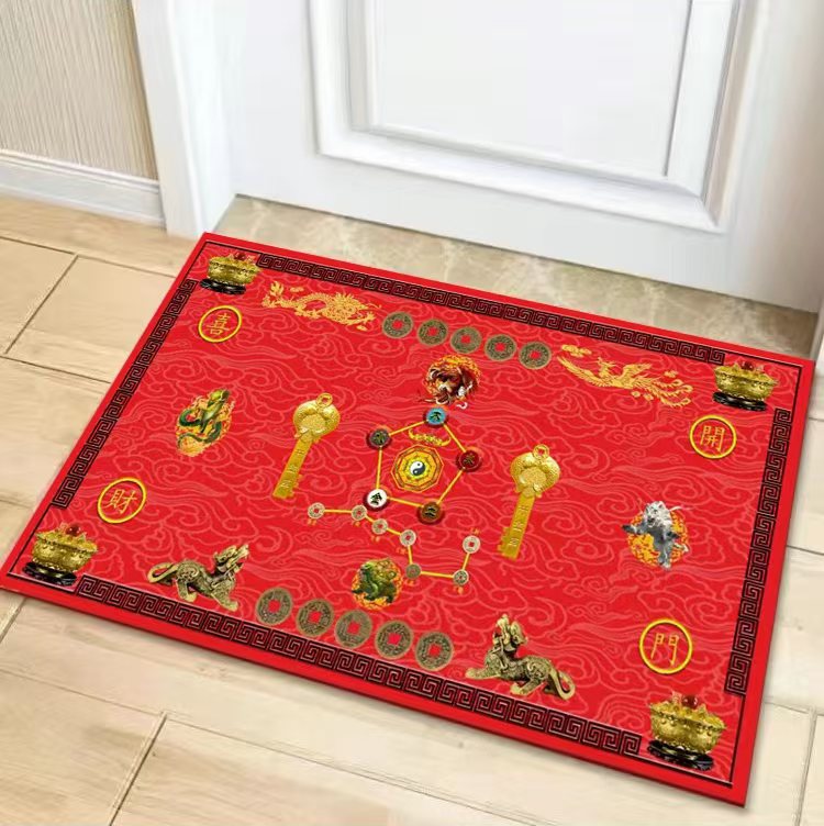 Decorative Zodiac-Themed Area Mat