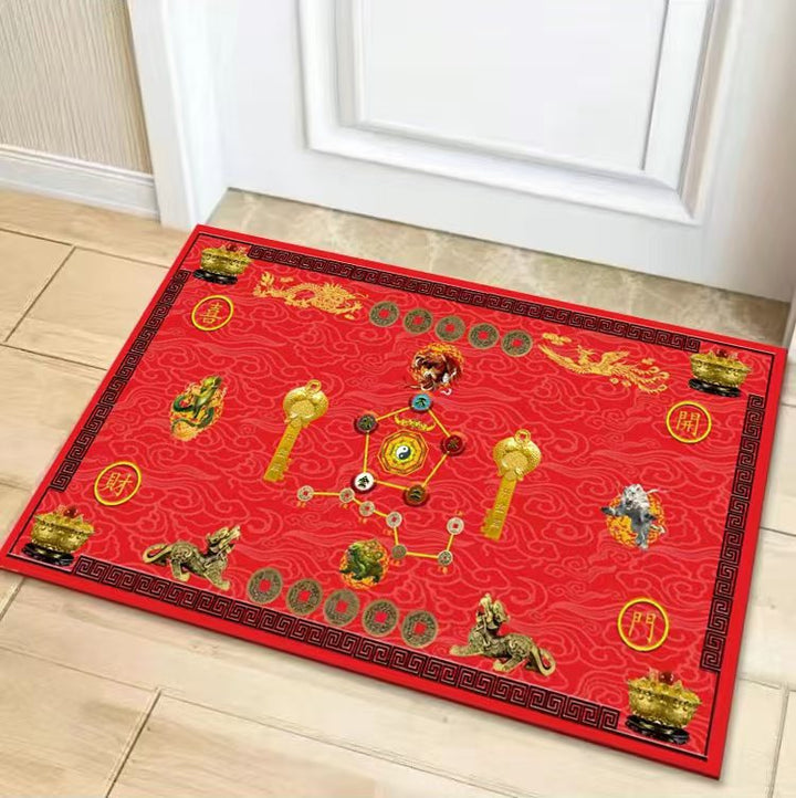 Decorative Zodiac-Themed Area Mat
