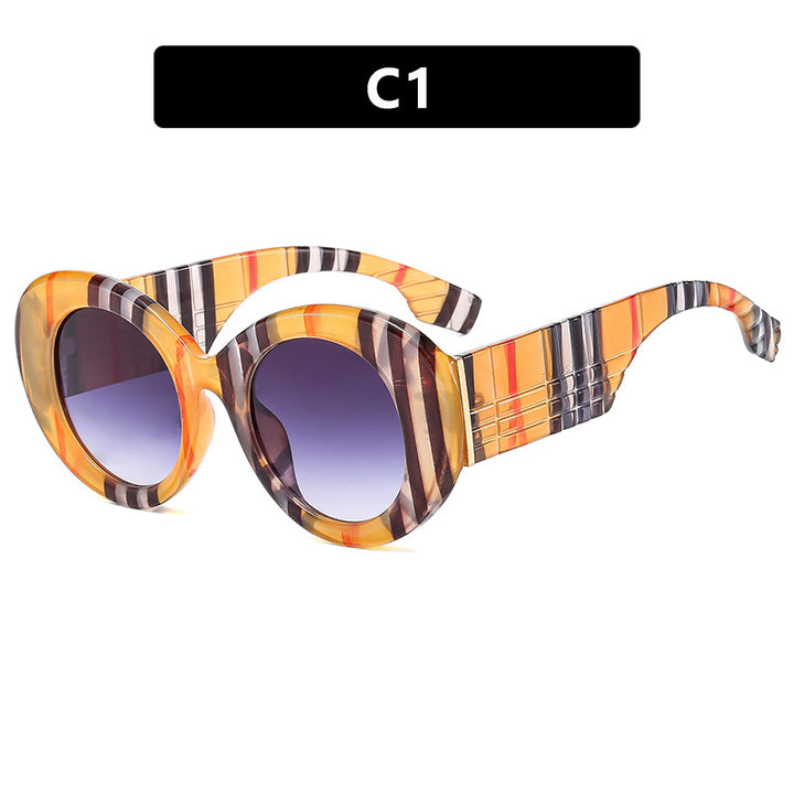 Women's extravagant sunglasses with creative frame design and protective UV filter Stornfield