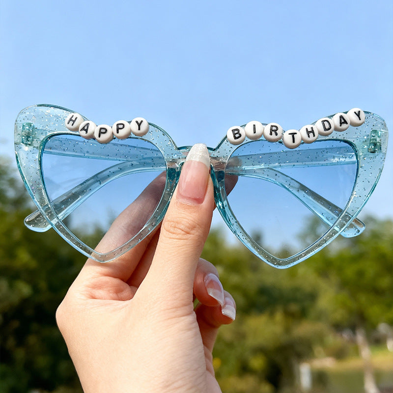 Fun Themed Heart-Shaped Sunglasses Stornfield