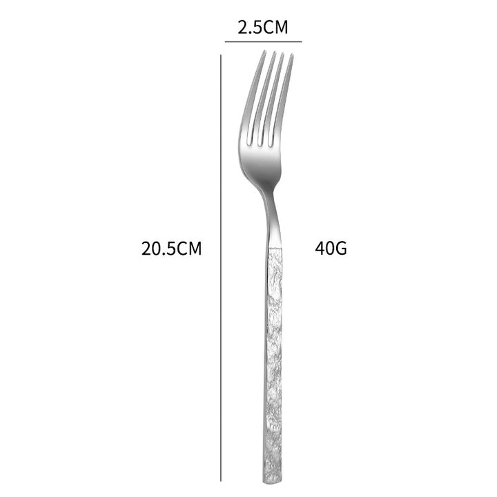 High-quality cutlery set with stylish, textured handle Stornfield