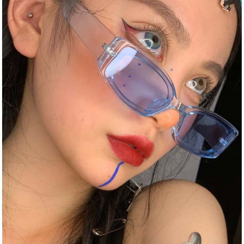 Ladies fashionable sunglasses in futuristic transparent design Stornfield