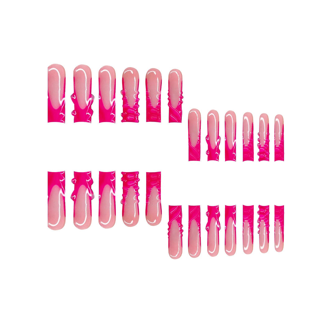 Stylish Long Length Press-On Nails Stornfield
