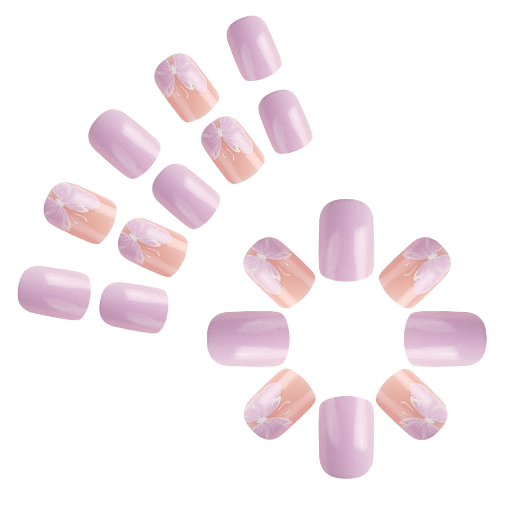 Elegant Floral Gel Nail Art Stornfield