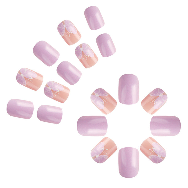 Elegant Floral Gel Nail Art Stornfield