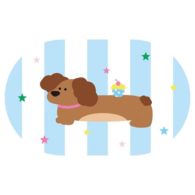 Playful Dog-Shaped Bath Mat