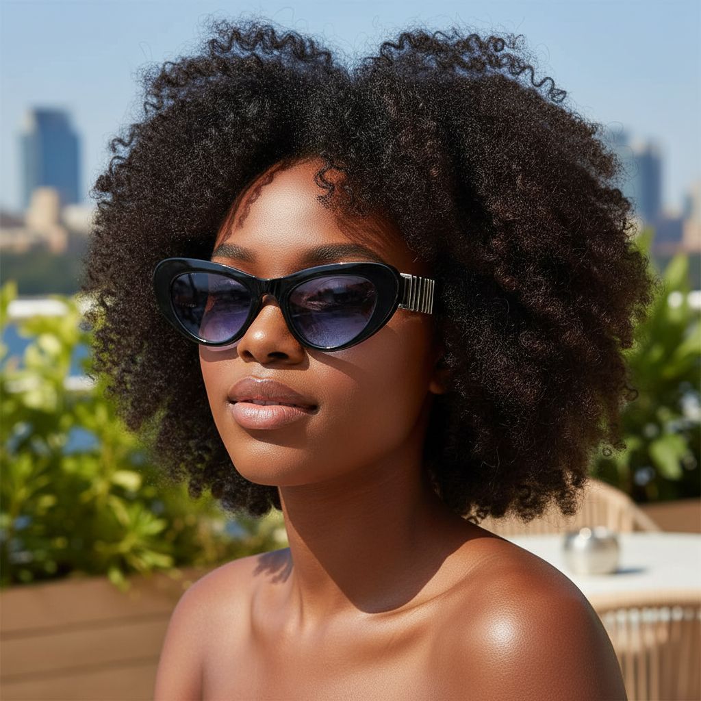 Women's Designer Sunglasses with Luxurious Metal Frame and Stylish Decorations Stornfield