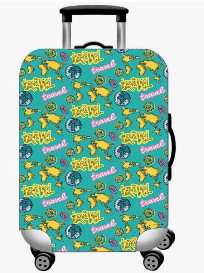 Unisex nan elastic suitcase cover with 3D dog design for trolley, stretchy and scratch-resistant Stornfield