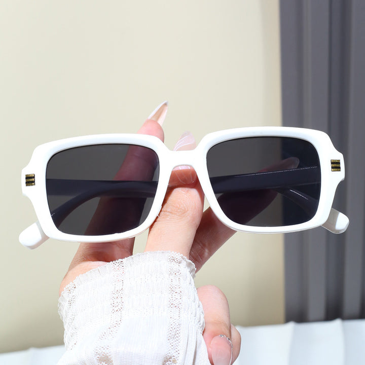 Women's fashionable square sunglasses with textured frame Stornfield
