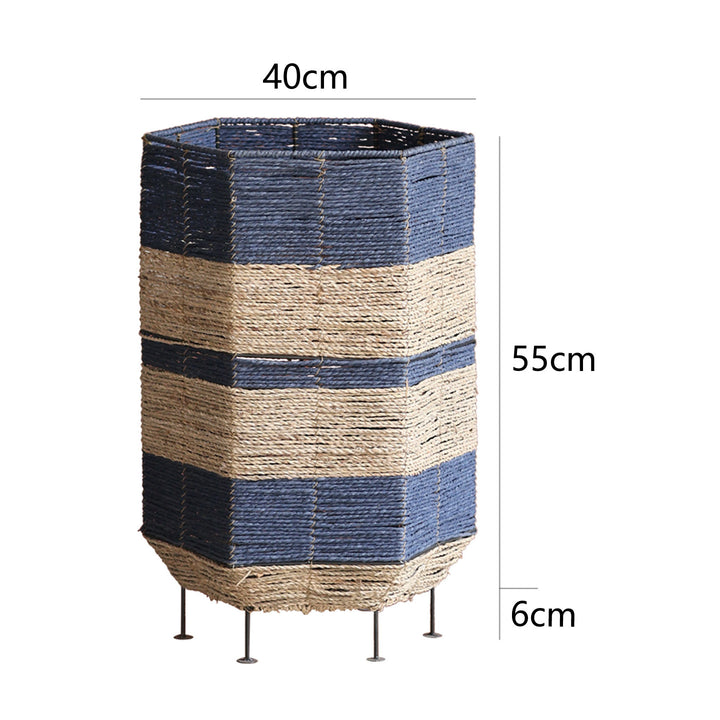 Decorative laundry basket with metal legs Stornfield