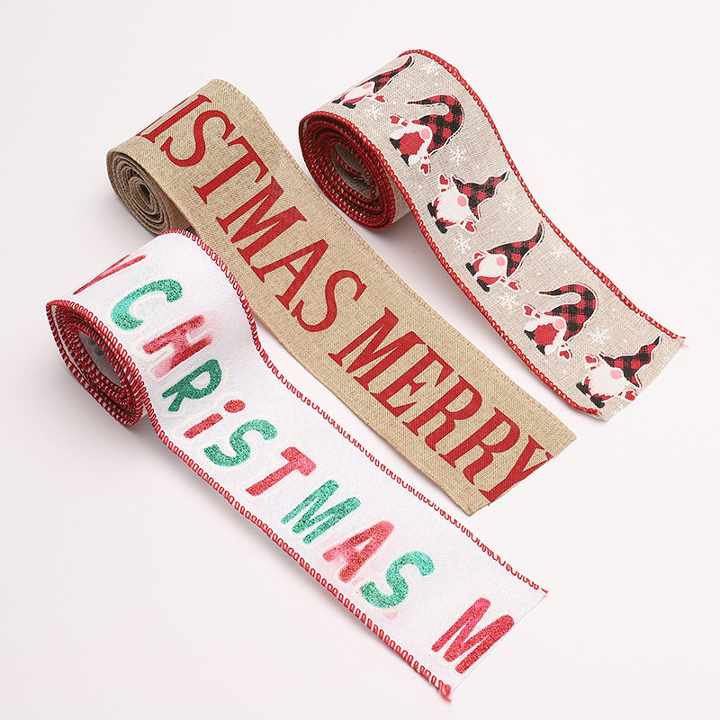 Decorative Christmas motif gift ribbons Stornfield