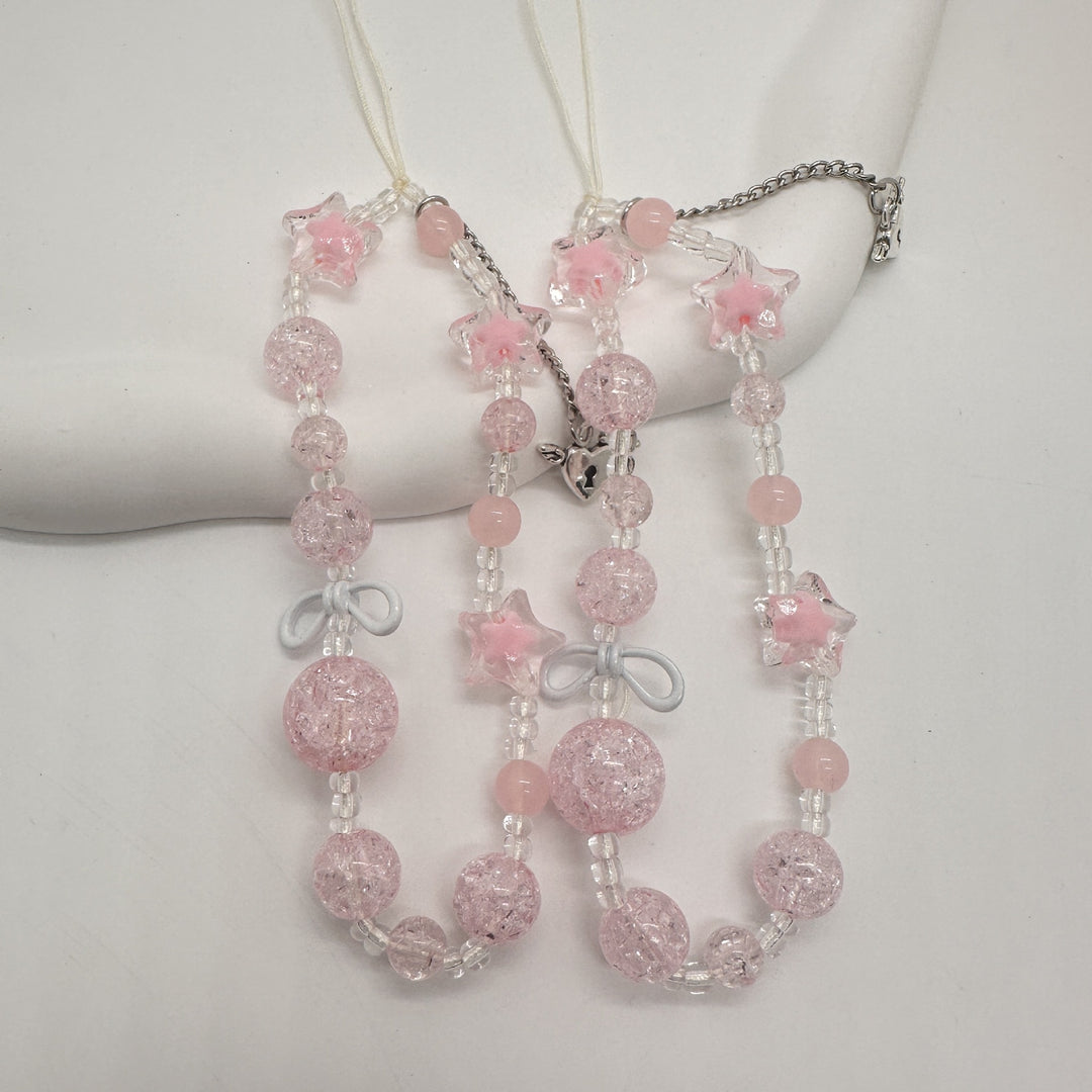 Rhinestone Beaded Charm Necklace Stornfield