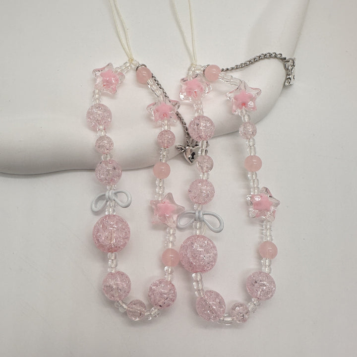Rhinestone Beaded Charm Necklace Stornfield