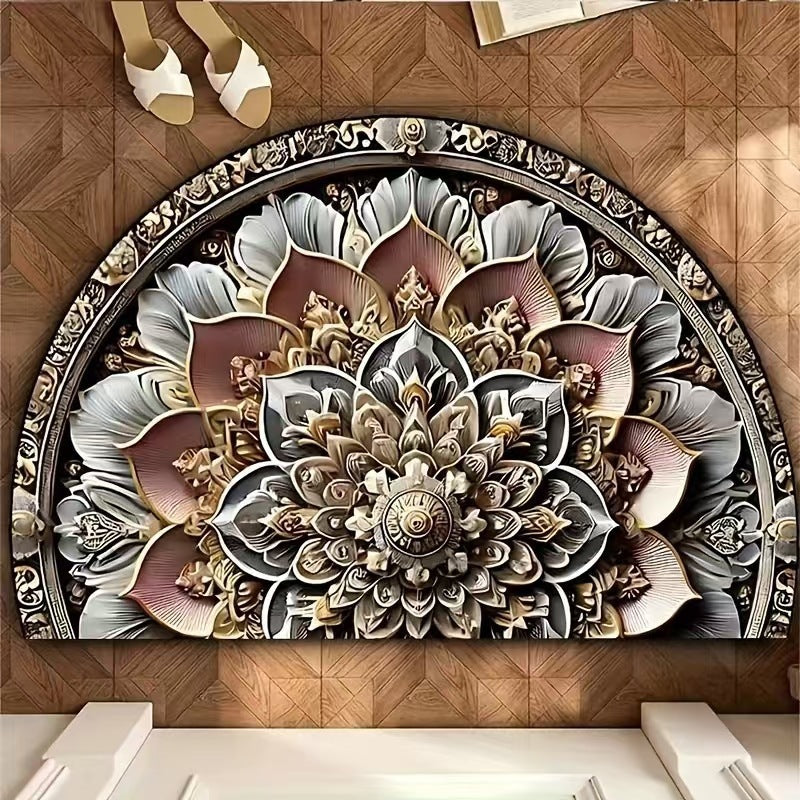 Decorative Round Door Mat