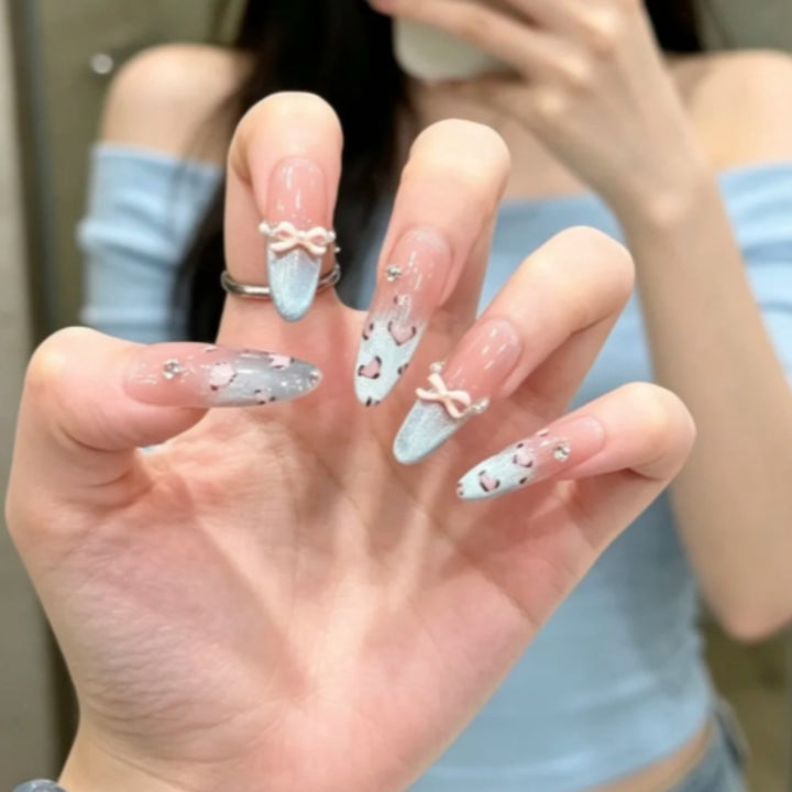 Advanced Glitter-Enhanced Press-On Nail Set Stornfield