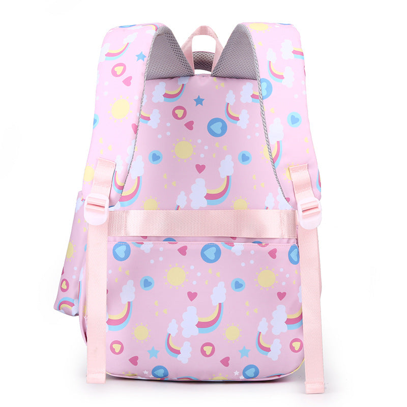 Playful school backpack with detachable accessories Stornfield