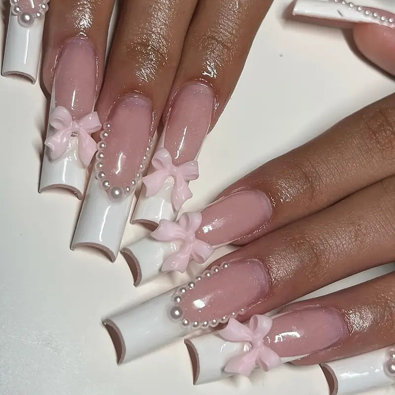 Luxury 3D Floral Nail Art Extensions Stornfield