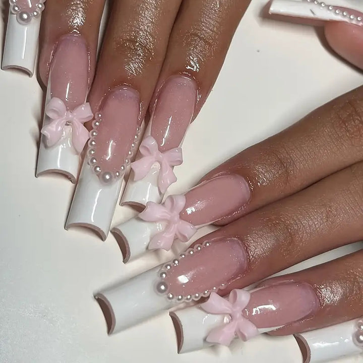 Luxury 3D Floral Nail Art Extensions Stornfield