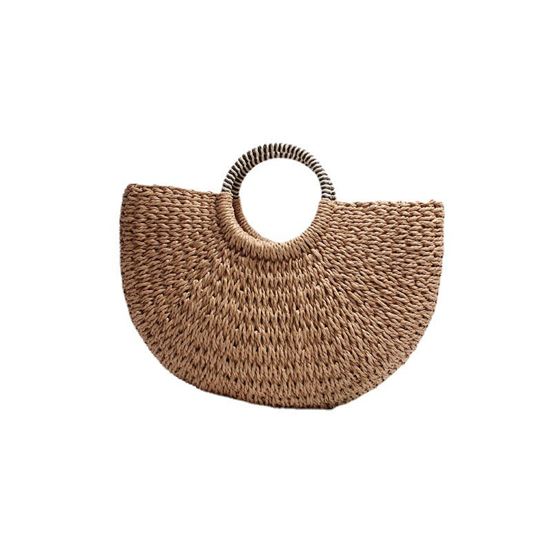 Elegant basket bag with shell decor Stornfield