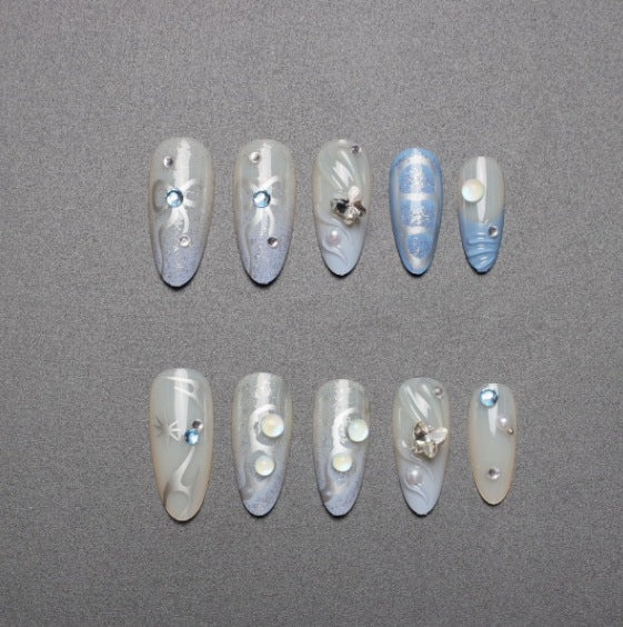 Artistic Stiletto Nail Art Enhancements Stornfield