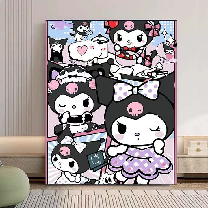 Cute Character Bath Time Wall Art Stornfield