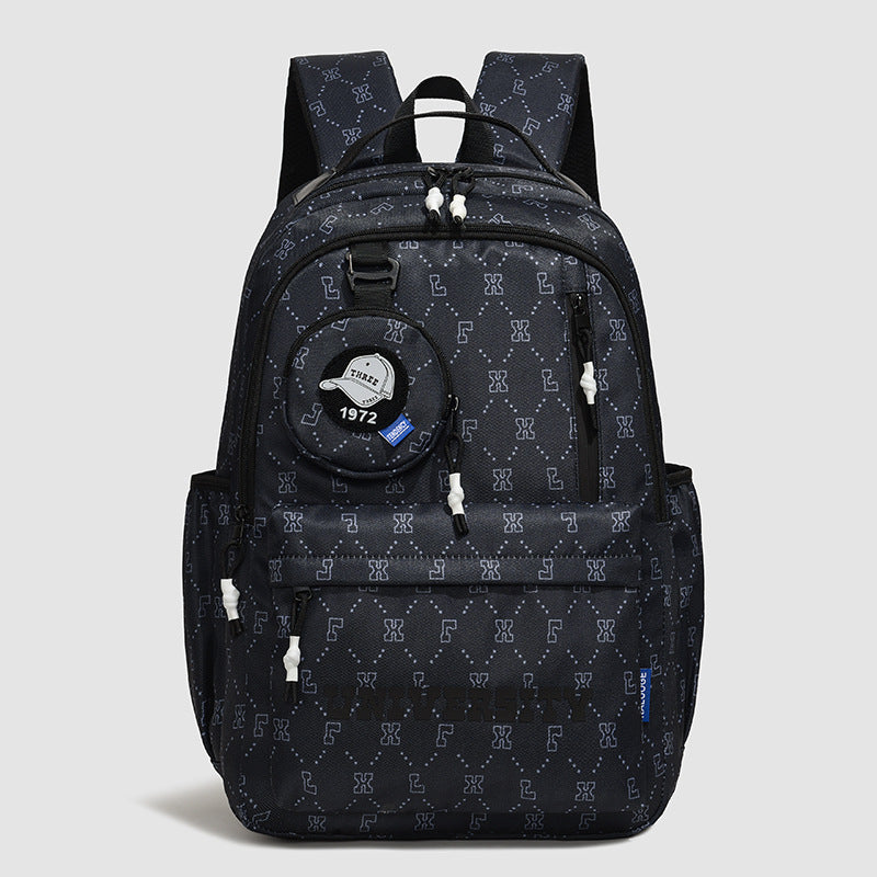 Multifunctional Geometric Patterned Backpack Stornfield