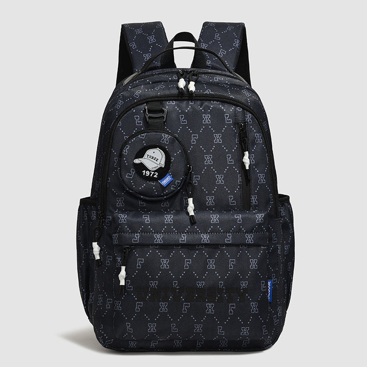 Multifunctional Geometric Patterned Backpack Stornfield