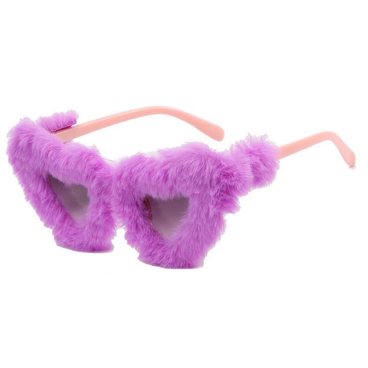 Women Paw Sunglasses with Luxurious Fur Trim Stornfield