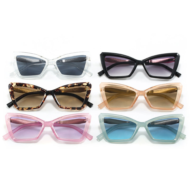 Women's Cat-Eye Sunglasses with Luxurious Transparent Frame Stornfield