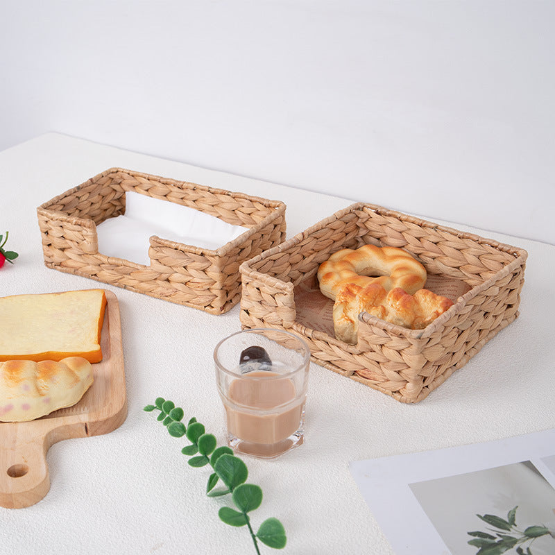Handcrafted Natural Wicker Organizer Stornfield