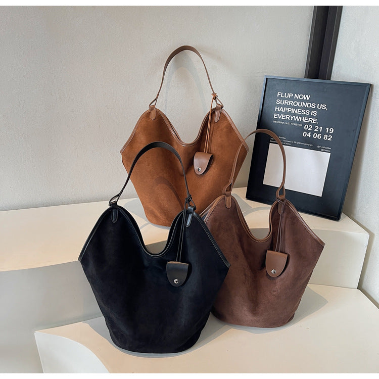 Suede Chic Slouchy Tote Bag Stornfield