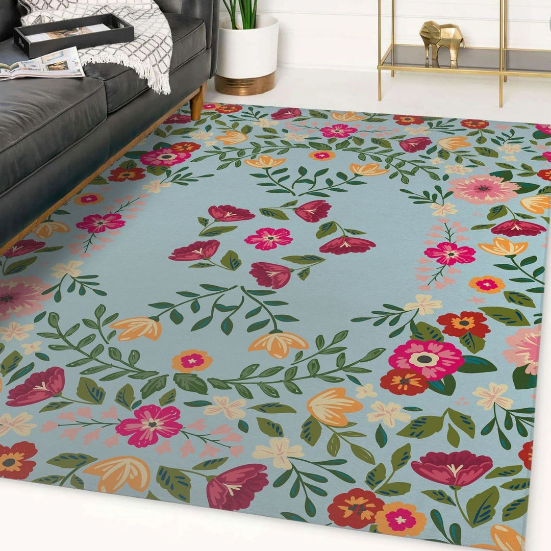 Floral Patterned Area Rug Stornfield