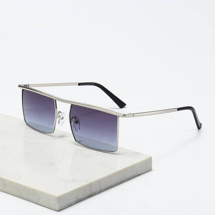 Women's fashionable sunglasses with intricate, rectangular frame Stornfield