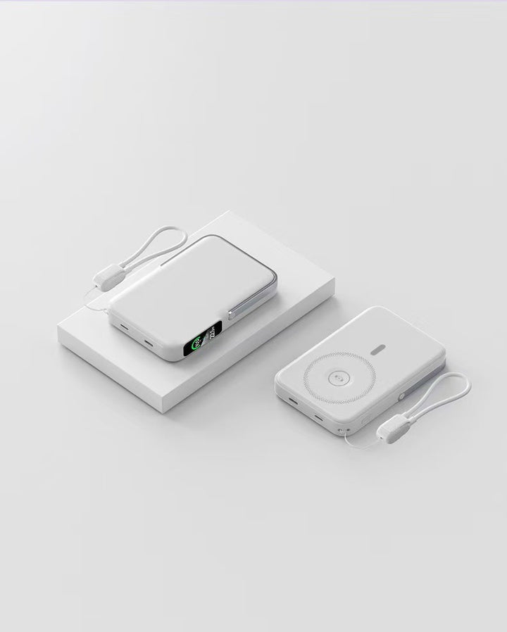 Powerbank with Integrated Wireless Charging Function and LCD Display Stornfield