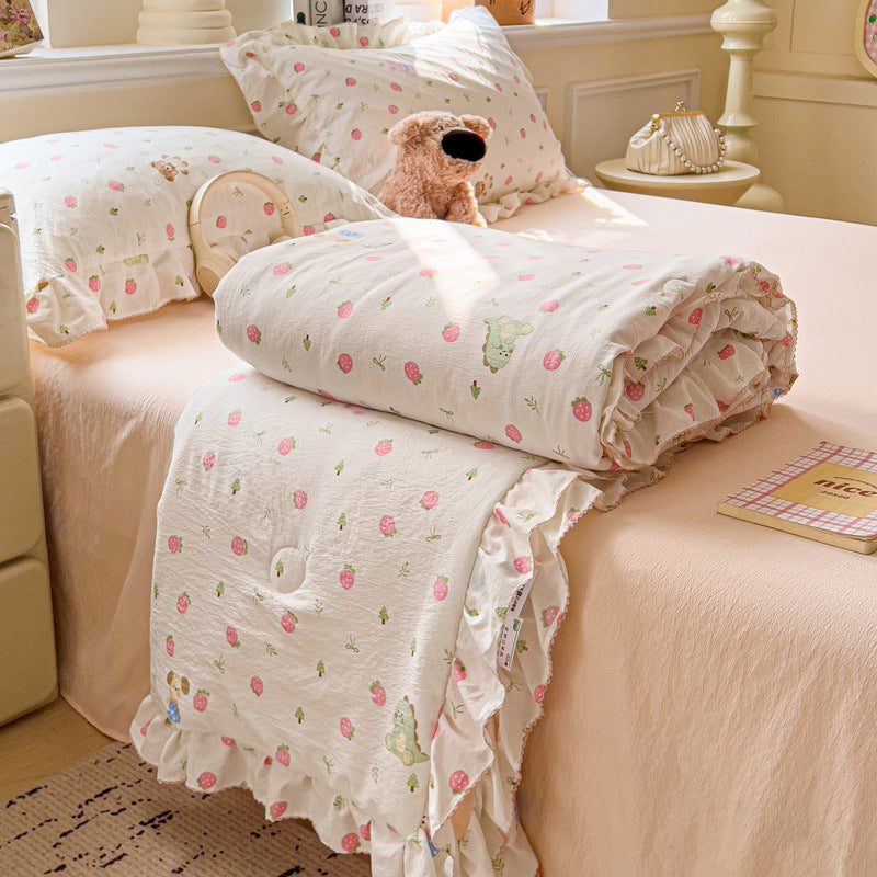 Playful Patterned Throw Blanket