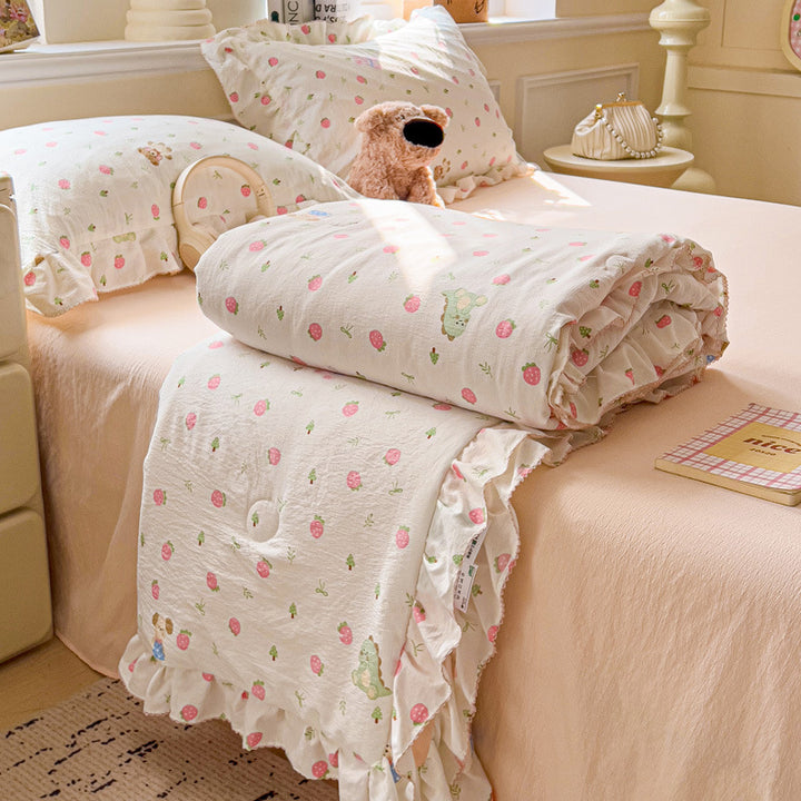 Playful Patterned Throw Blanket