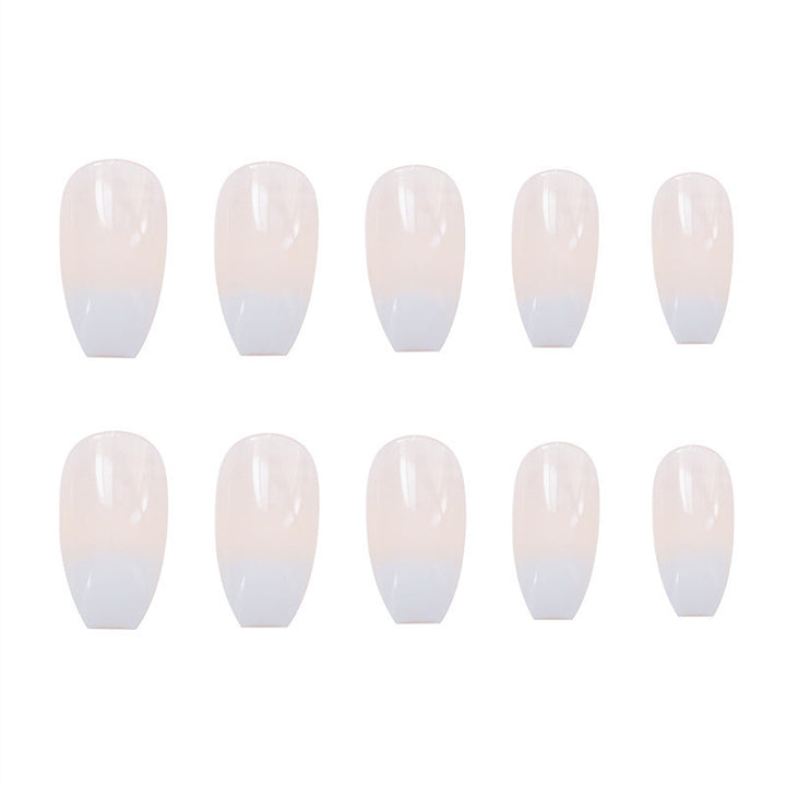 Coffin-Shaped Glossy Press-On Nail Set