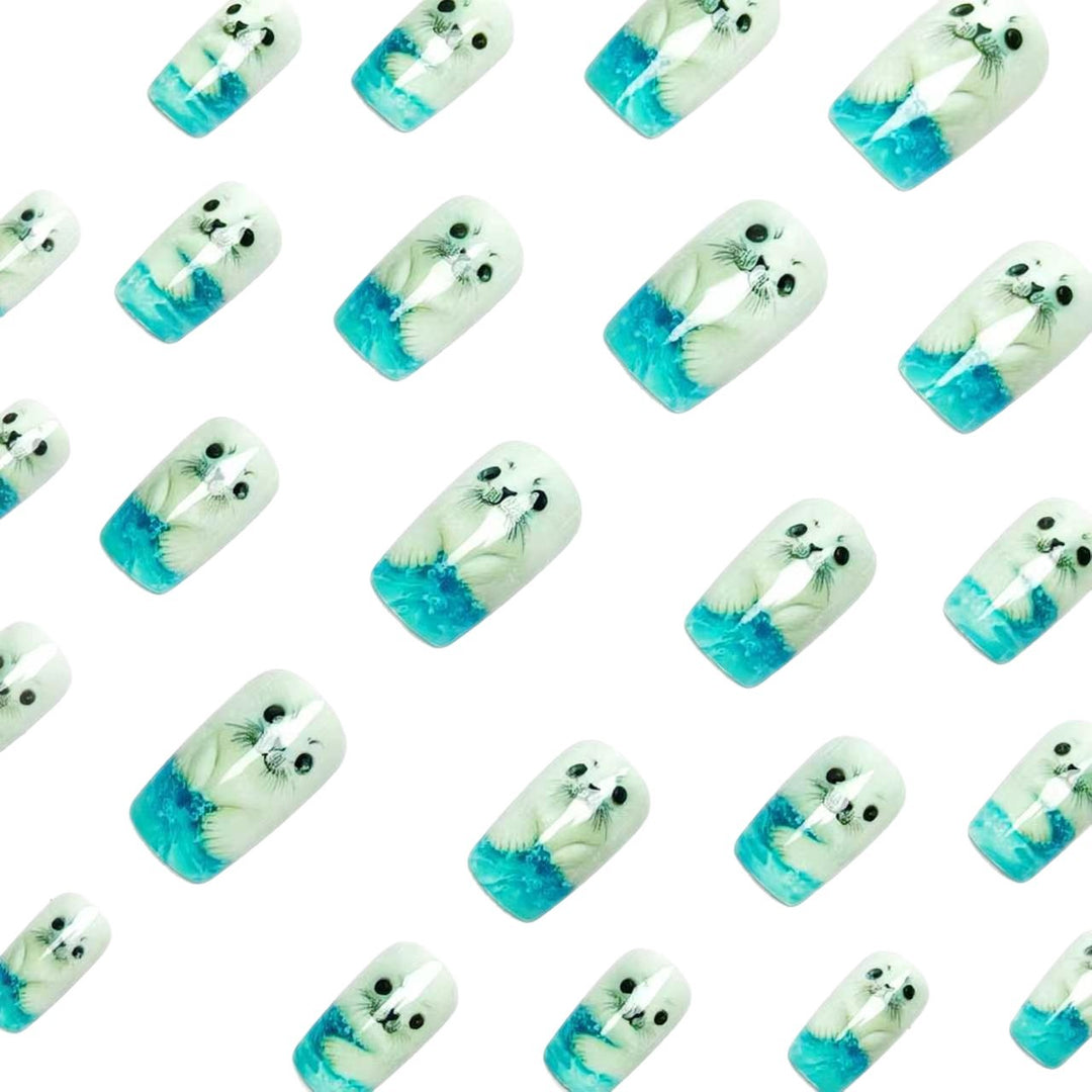 3D Seal-Themed Nail Art Stornfield