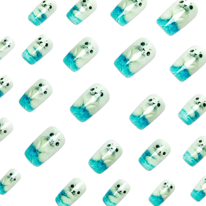 3D Seal-Themed Nail Art Stornfield