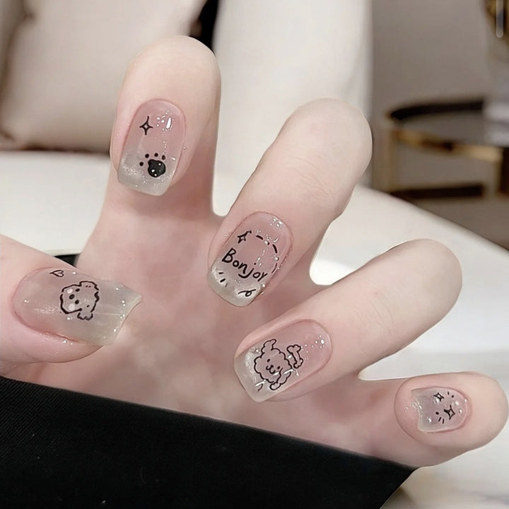 Trendy Press-On Nail Art Set Stornfield