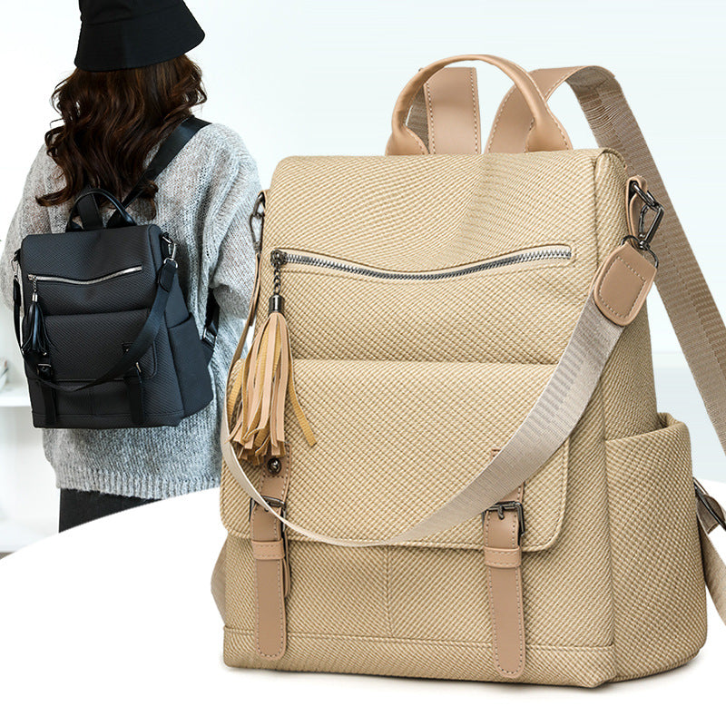 Multi-Functional Textured Backpack Stornfield
