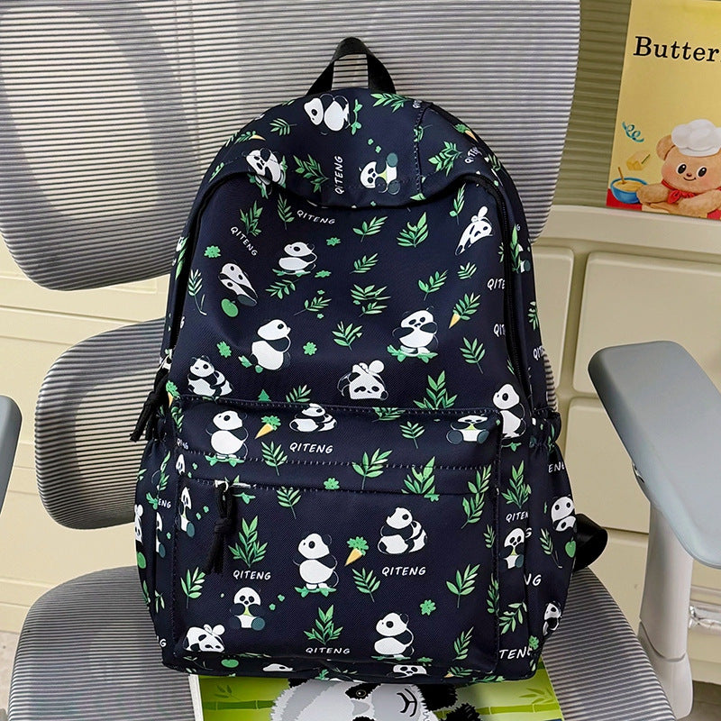 Fun and Playful Panda Print Backpack