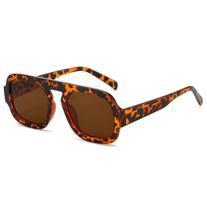 Oversized Geometric Lens Sunglasses Stornfield