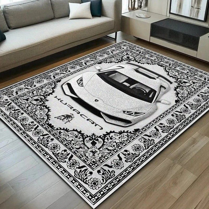 3D Car Illusion Area Rug