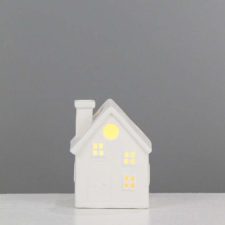 Ceramic House-Shaped Tea Light Holder Stornfeild