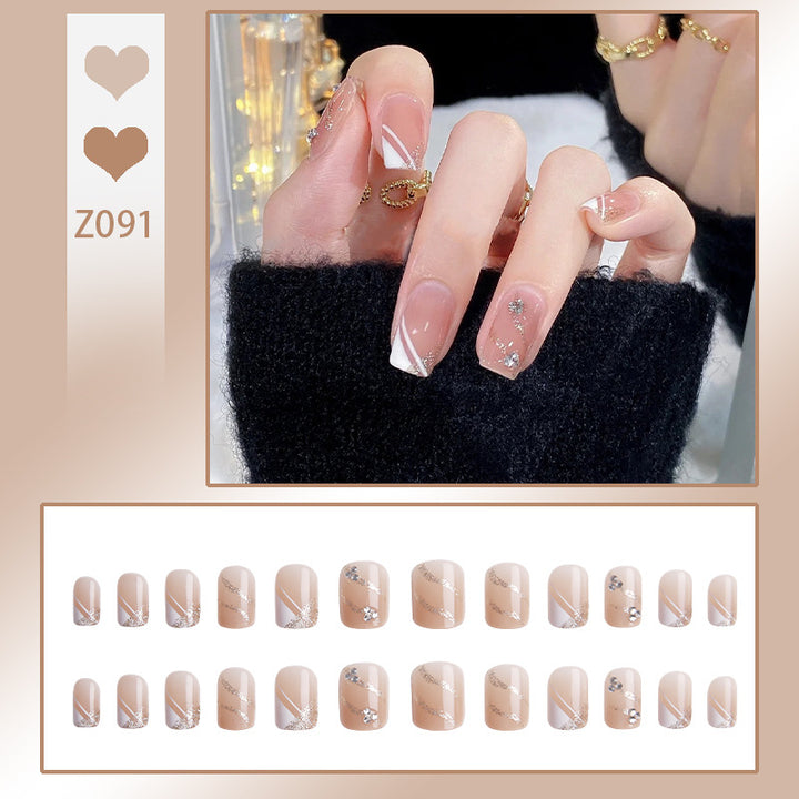 Stylish glitter decorated artificial nails Stornfield